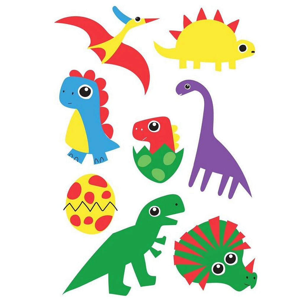Tattoo  Tatuagem Temporária Dinossauros Infantil - Grimm Toys