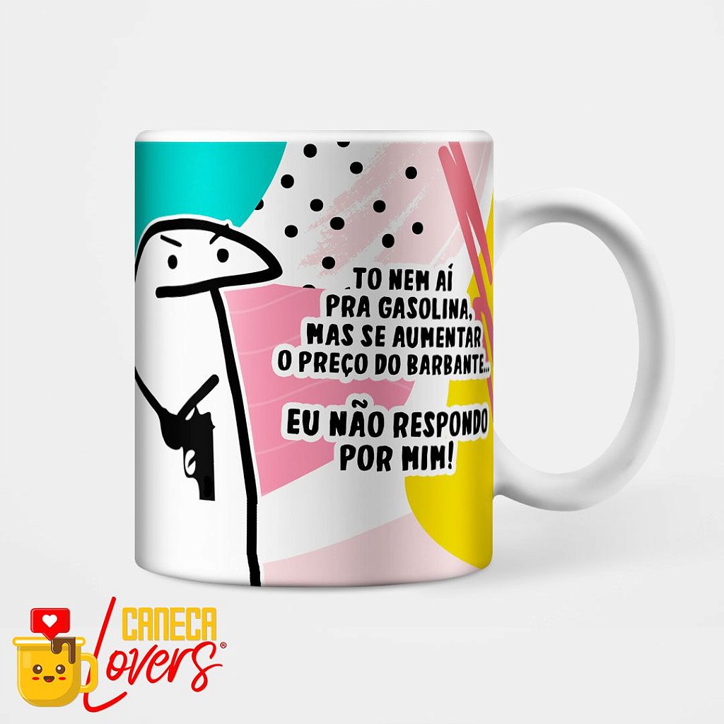 Caneca - Flork Namorados - Meu amor é gasolina - Caneca Lovers