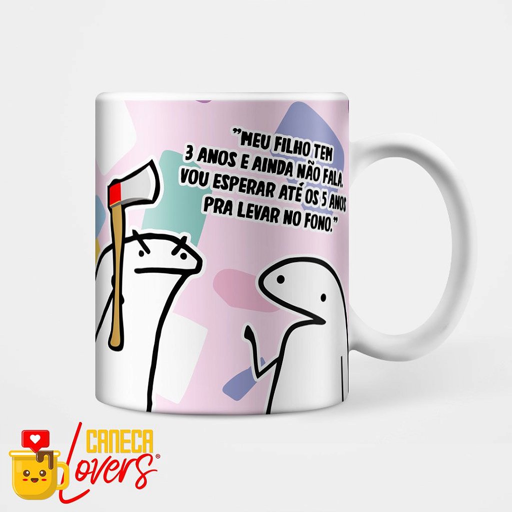 Caneca Flork Meme Fonoaudiologia