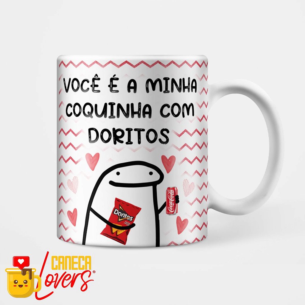 Caneca Flork Meme Namorados Apaixonados Todo Amor Que Tenho