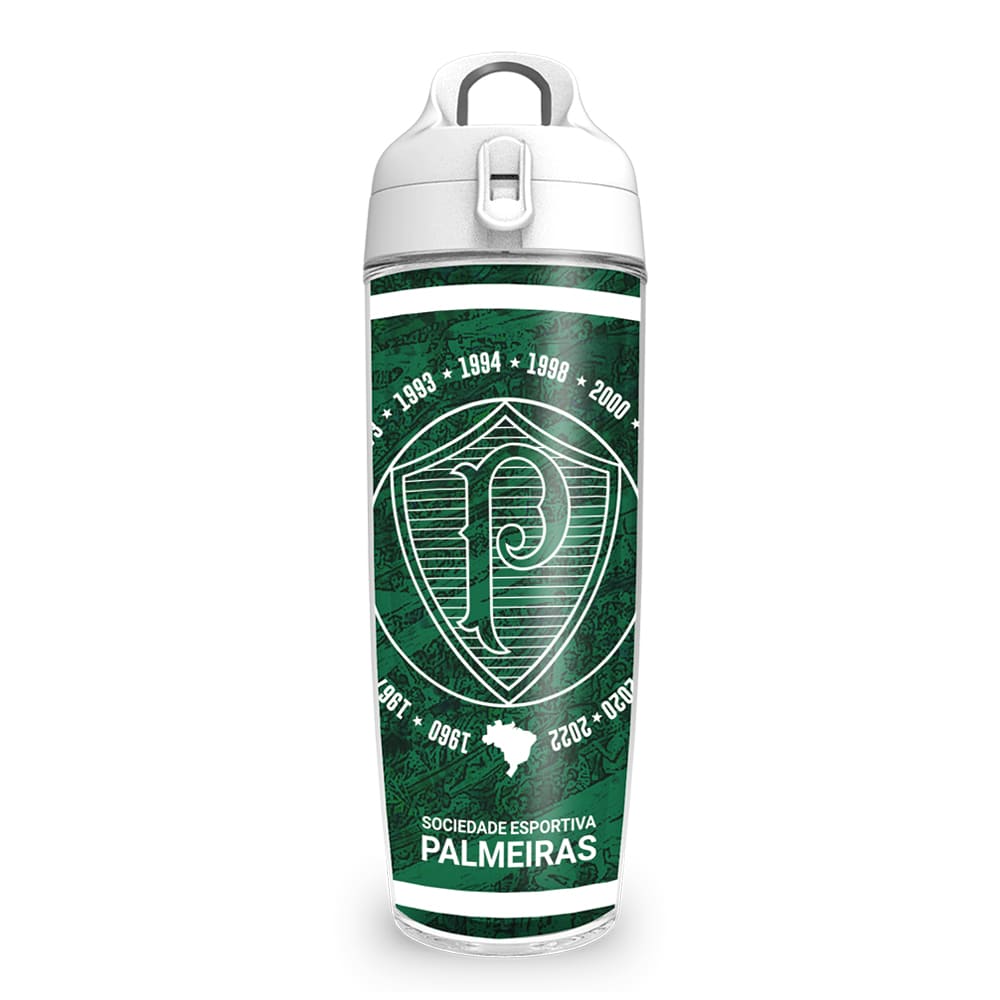 Kit Bola Caneca Squeeze Garrafa Futebol Palmeiras Oficial