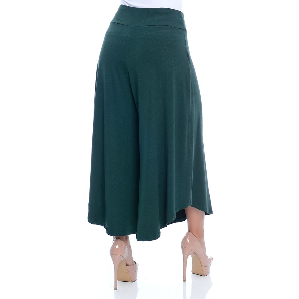 calça pantacourt verde militar