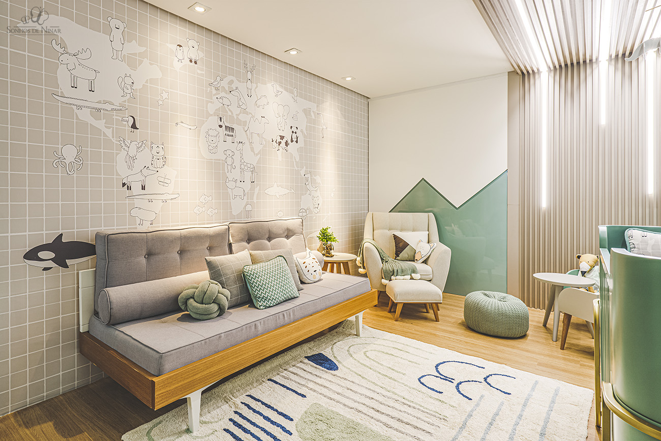 sofa quarto modern jungle