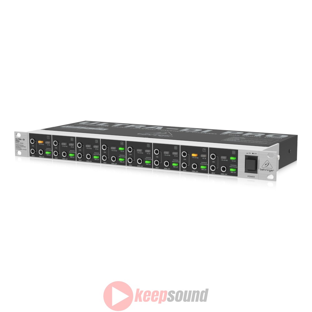 Direct Box Ativo Tipo Rack DI800 - BEHRINGER - KEEPSOUND - Loja de