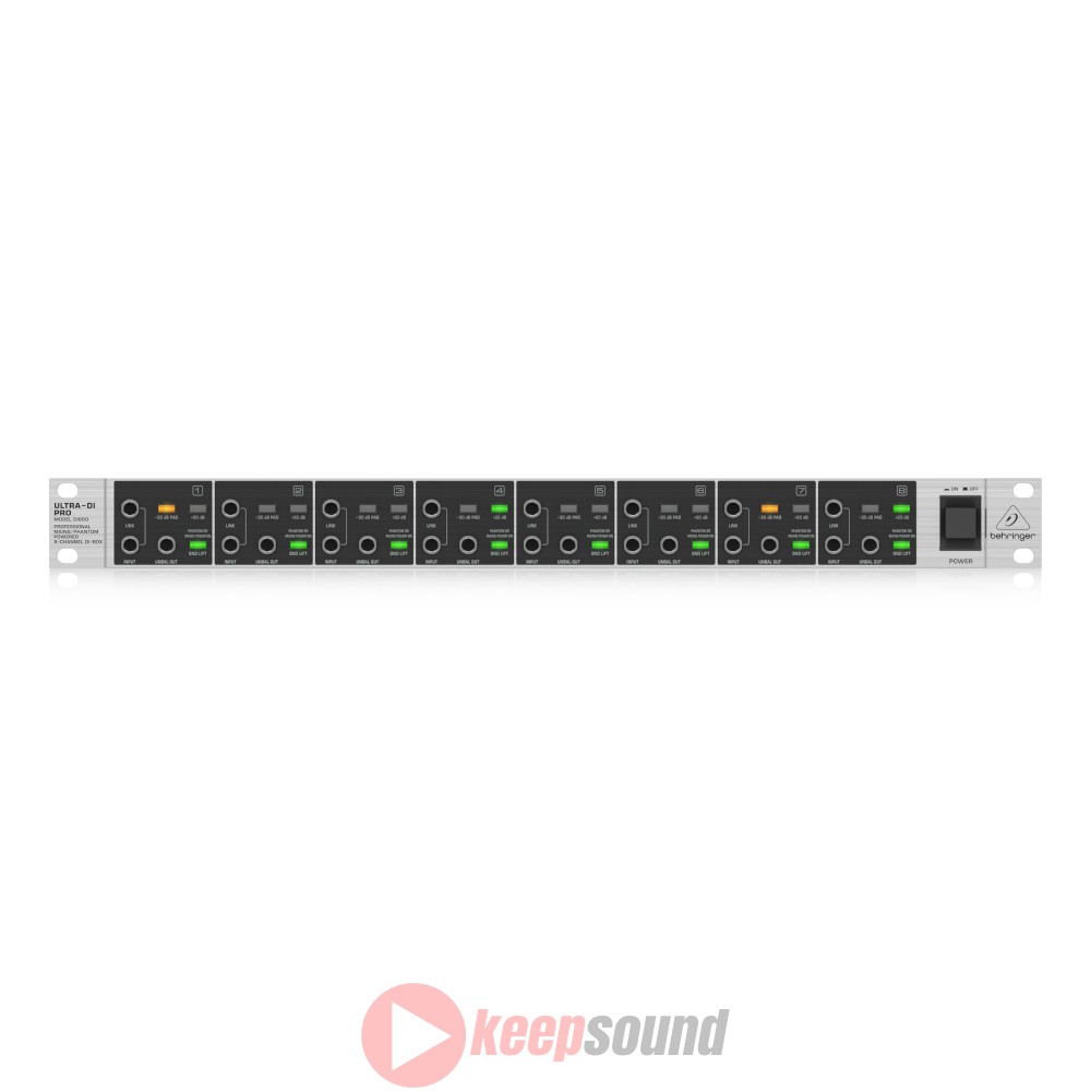 Direct Box Ativo Tipo Rack DI800 - BEHRINGER - KEEPSOUND - Loja de