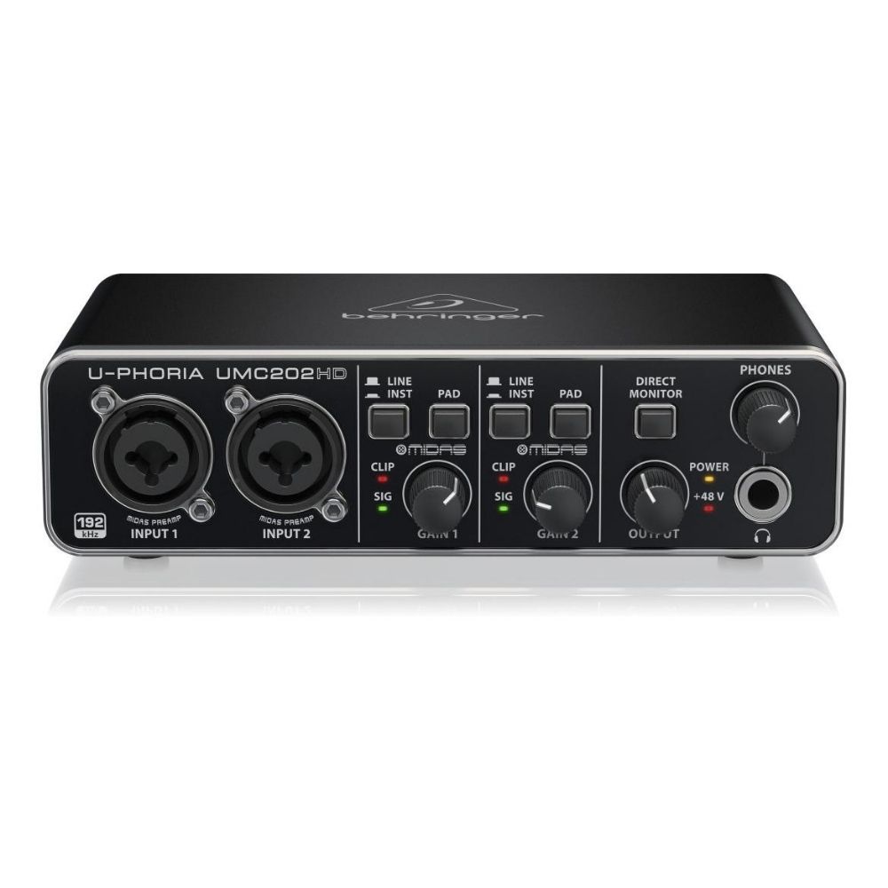 Interface De Áudio U-Phoria UMC 202HD - BEHRINGER - KEEPSOUND