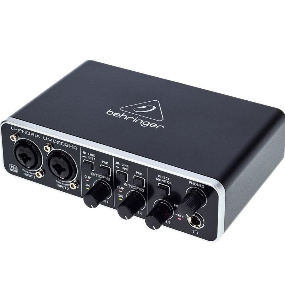 Interface De Áudio U-Phoria UMC 202HD - BEHRINGER - KEEPSOUND