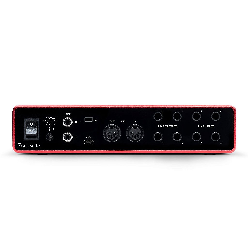 Focusrite Scarlett 8i6 オーディオインターフェース Interface De Audio SCARLETT 8I6 - FOCUSRITE - KEEPSOUND - Loja de