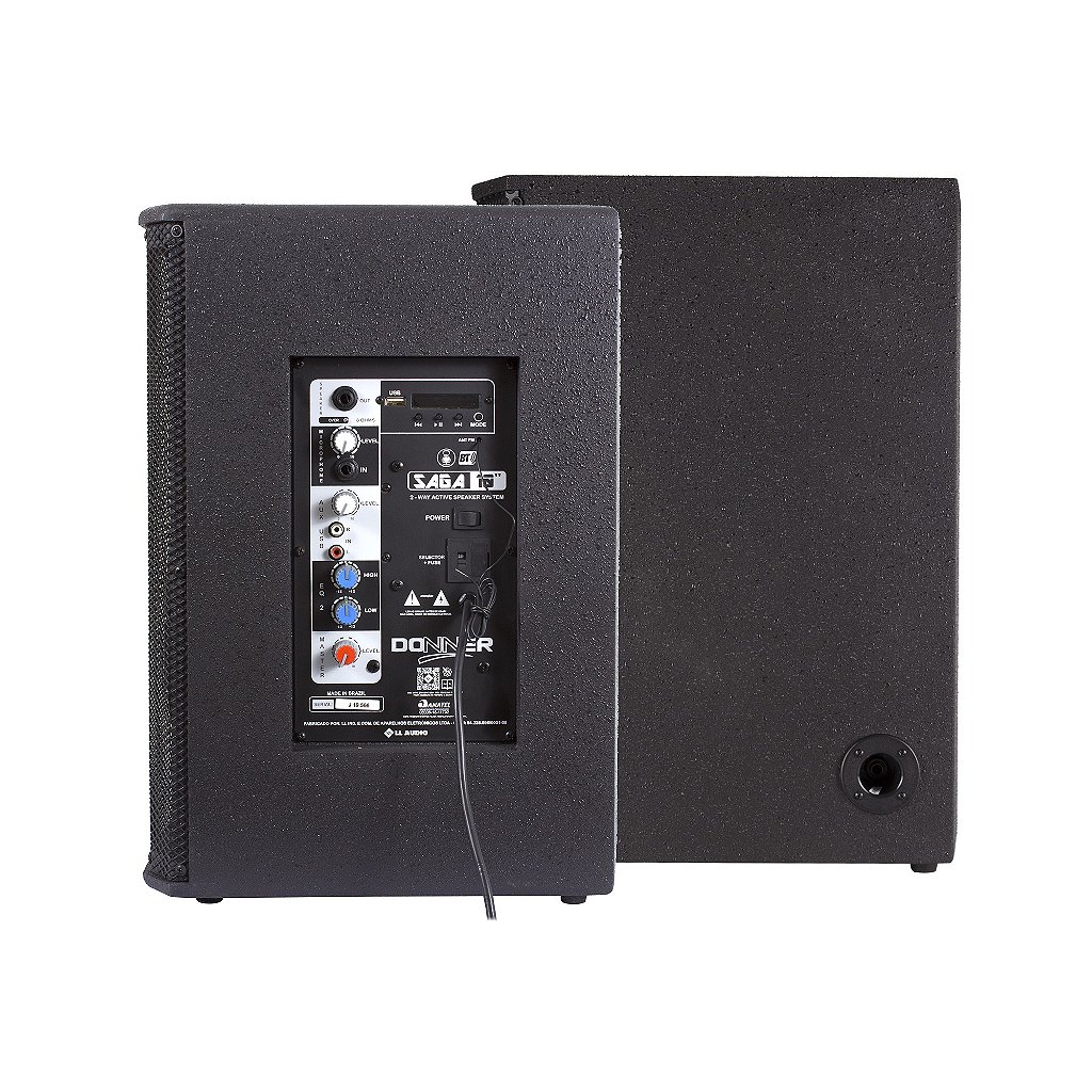 Kit Igreja Caixa Ativa + Passiva 200W 10 pol KIT SAGA 10 – DONNER