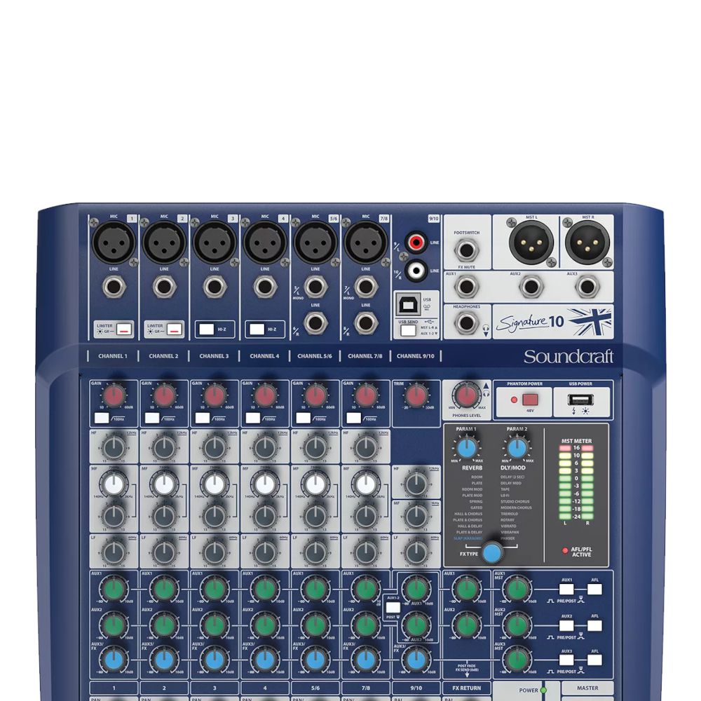 Mesa Analógica de 10 Canais Com Interface SIGNATURE 10