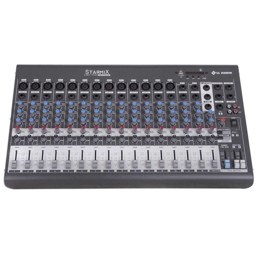 Mesa De Som 16 Canais STARMIX XMS 1602 D - LL ÁUDIO - KEEPSOUND