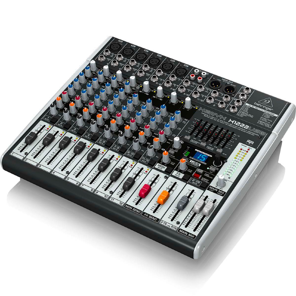 BEHRINGER XENYX X1222USB 中古（一部難あり） Mesa De Som Analógica Com 12 Canais XENYX X1222 USB - BEHRINGER