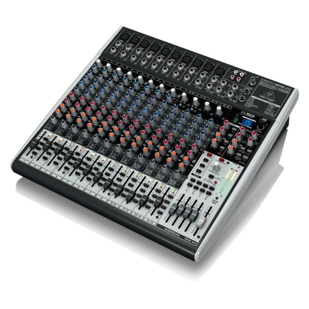 Mesa De Som Analógica Com 24 Canais XENYX X2442 USB - BEHRINGER