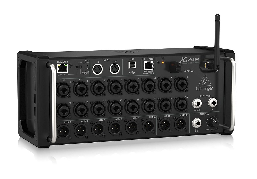 Mesa de Som Digital 18 Canais X-AIR XR18 - BEHRINGER - KEEPSOUND