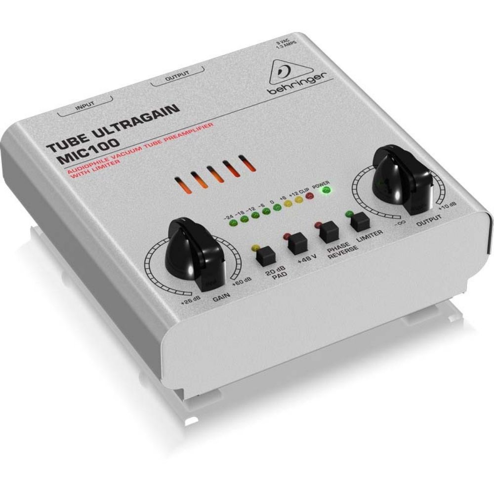 Pré Amplificador Ultra Gain MIC 100 - BEHRINGER - KEEPSOUND - Loja