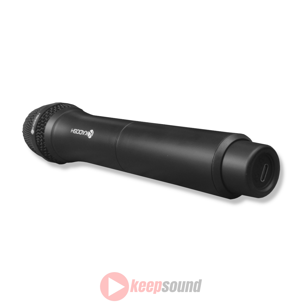 Microfone Profissional de Mão Duplo Sem fio K412M - KADOSH