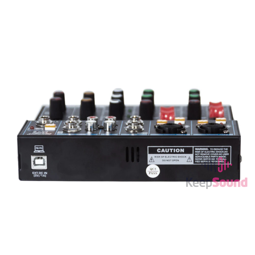 Mesa de Som de 6 canais Com Interface STUDIO MIX 6 - LEXSEN