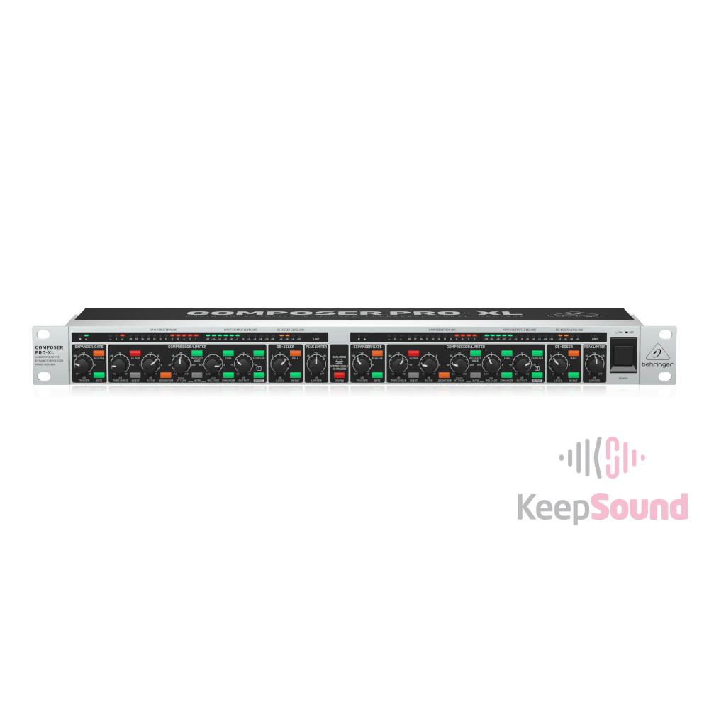 Compressor de Áudio 2 Canais MDX2600 - BEHRINGER - KEEPSOUND