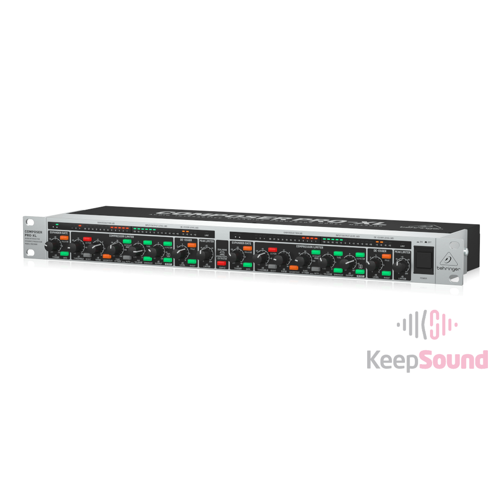 Compressor de Áudio 2 Canais MDX2600 - BEHRINGER - KEEPSOUND