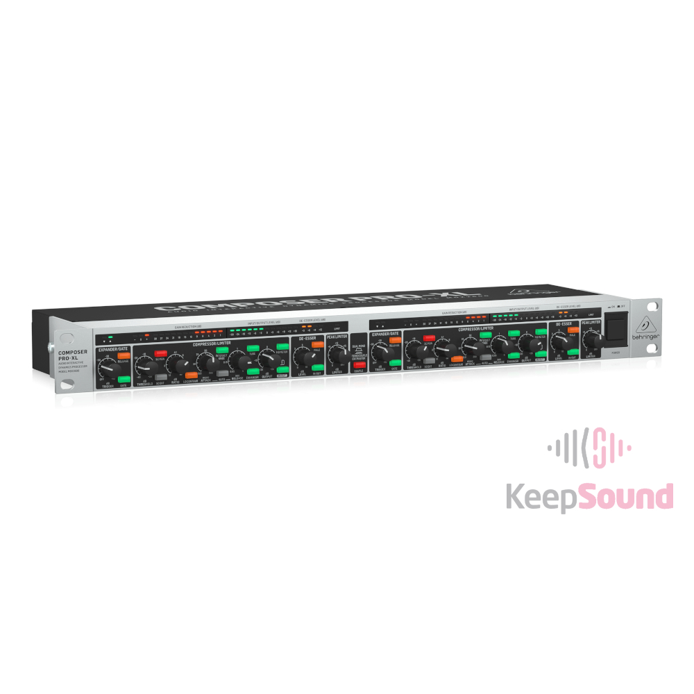Compressor de Áudio 2 Canais MDX2600 - BEHRINGER - KEEPSOUND