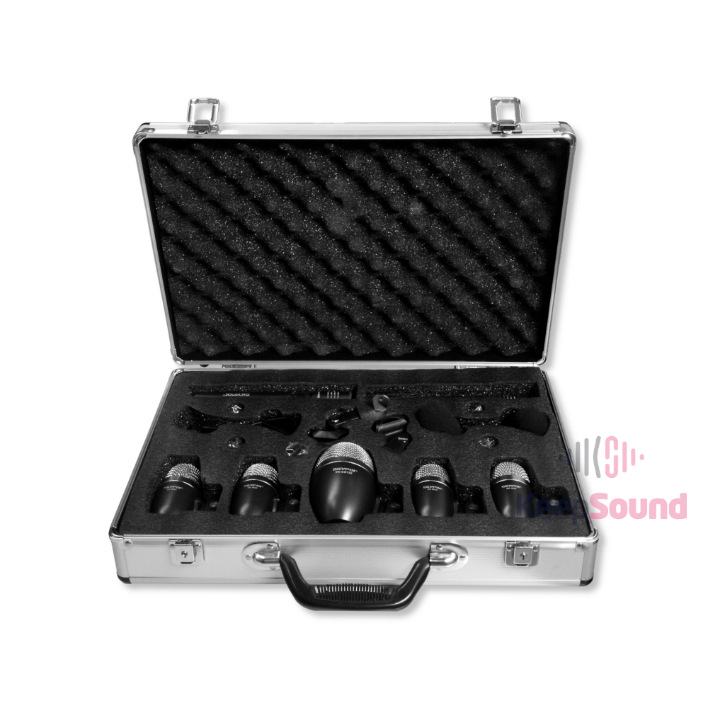 Kit 7 Microfones Para Bateria SK-MK7D - SKYPIX - KEEPSOUND - Loja