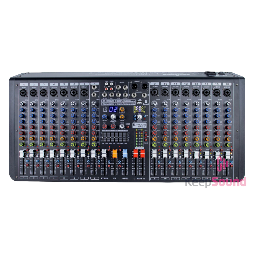 Mesa de som com 8 Canais MILLENIUM M802D - LL AUDIO - KEEPSOUND