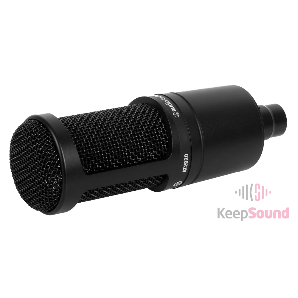 Microfone Profissional Condensador AT2020 - AUDIO-TECHNICA