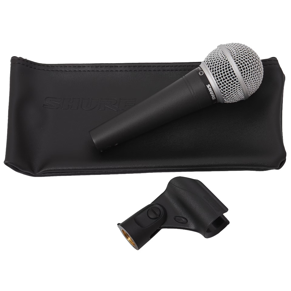 Microfone Dinâmico SM 48 LC da SHURE – Som Profissional