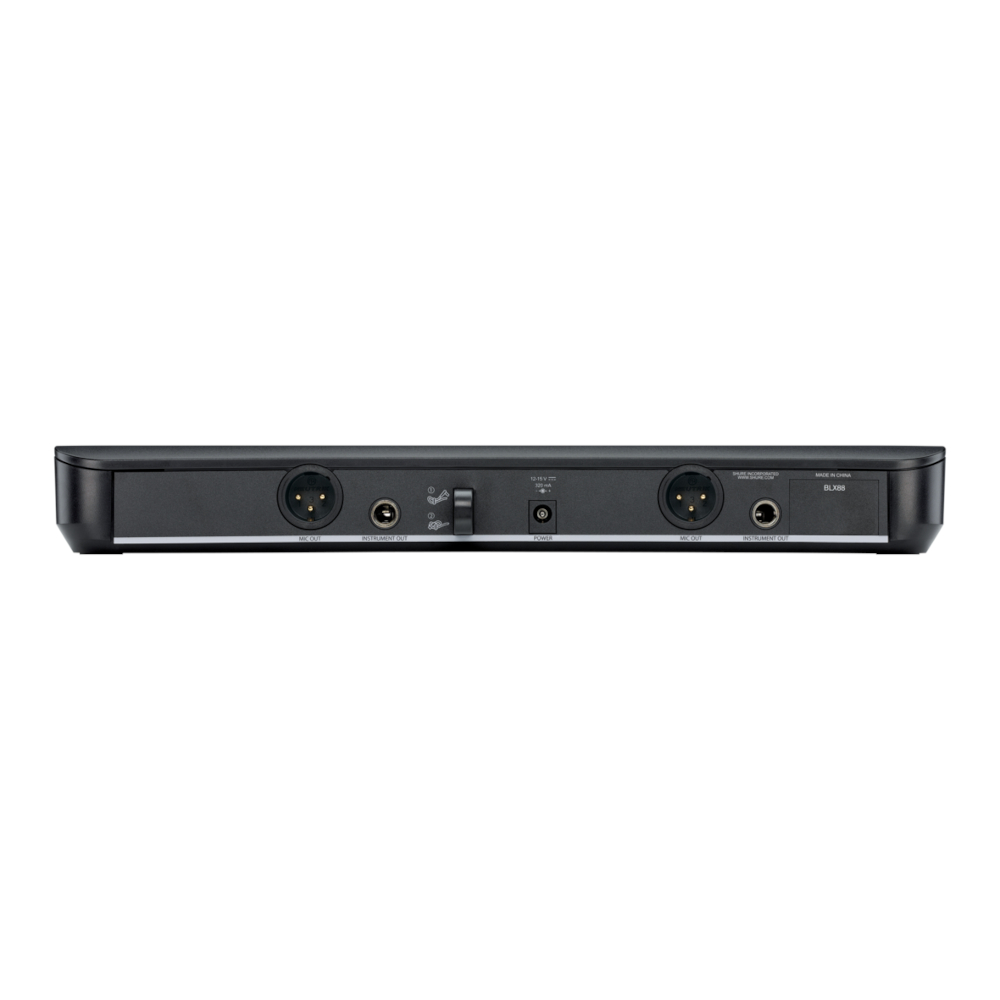 Microfone Duplo Sem Fio Shure BLX288BR/PGA58 - Qualidade