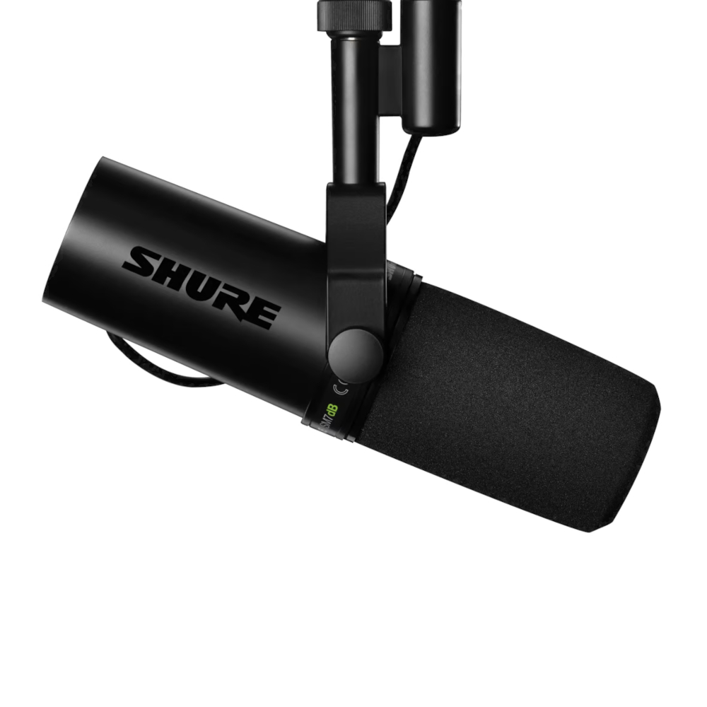 Shure SM7DB - Microfone Profissional Dinâmico para Estúdio