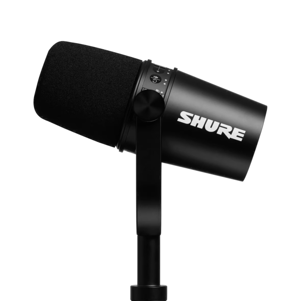 Microfone para Podcast USB/XLR Shure MV7-K com Modo