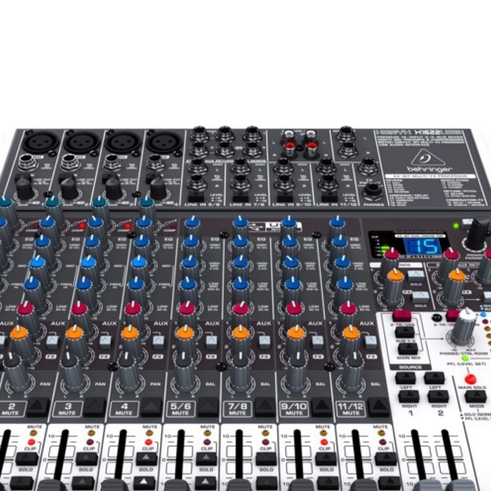 アンプBEHRINGER Behringer X1622USB Mesa de Som de 12 canais : Amazon.com.br