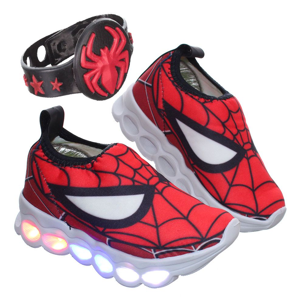 Tenis Ortope Tnis Led Infantil Tenis Infantil Homem Aranha Tenis