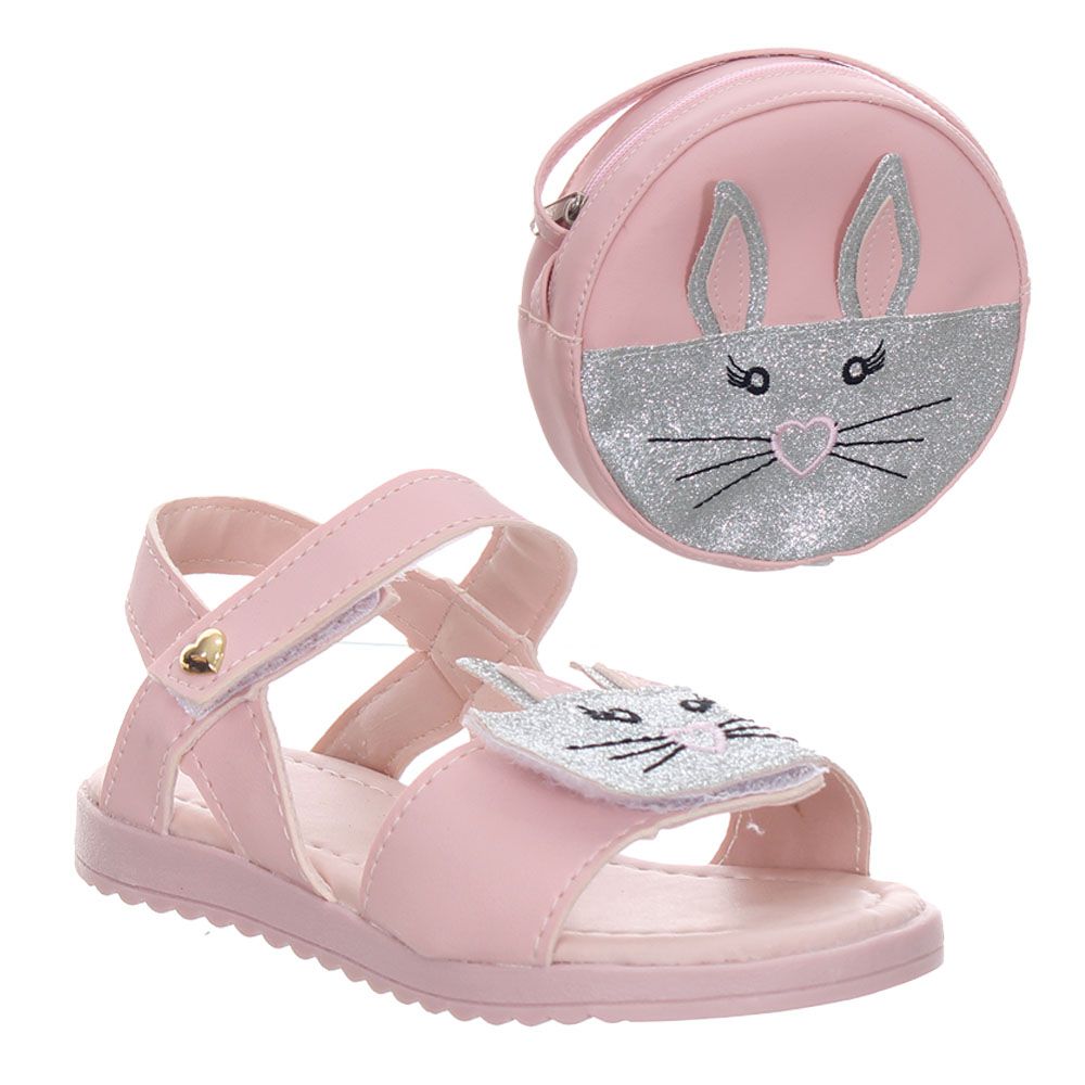 Kit Infantil Sandália de Gatinho Com Bolsa Encantadora Loja de