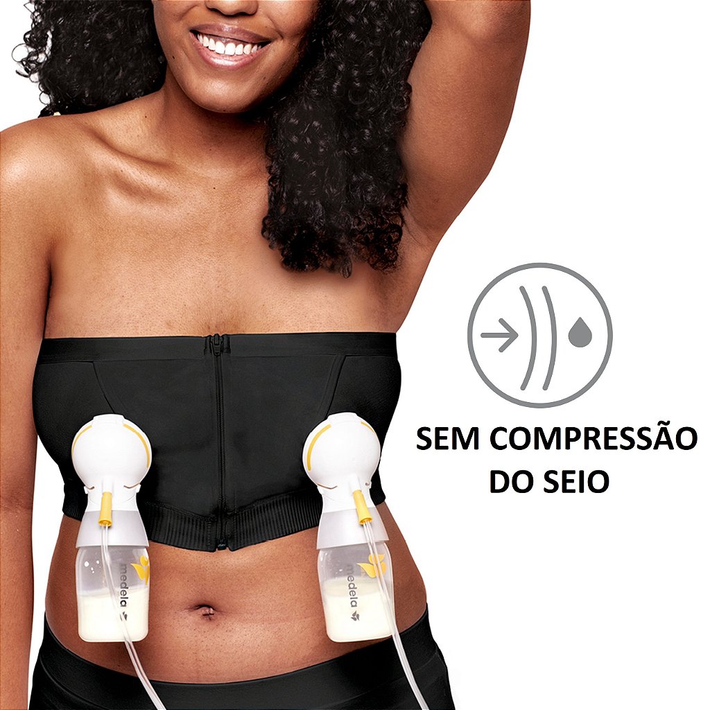 Easy Expression Bustier Medela Top para Extração de Leite Materno