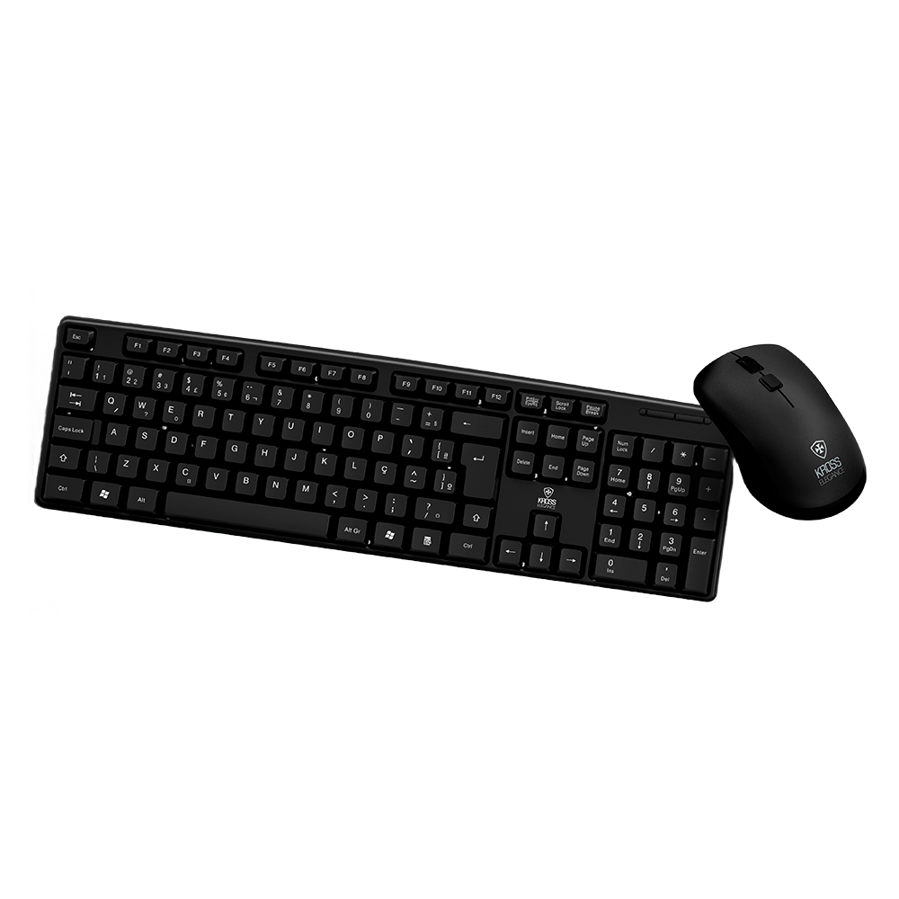 Combo Teclado Mouse USB Kross KE-KM400V1 Preto - EQUIPE INFORMÁTICA