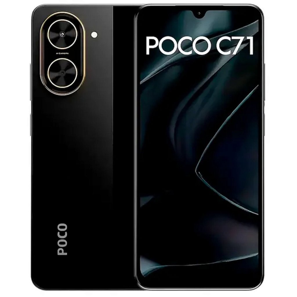 スマートフォン本体 xaiomi poco c71 3GB 64GB Celular Poco C71 64GB 3GB Ram Azul - Ótimo Custo Benefício