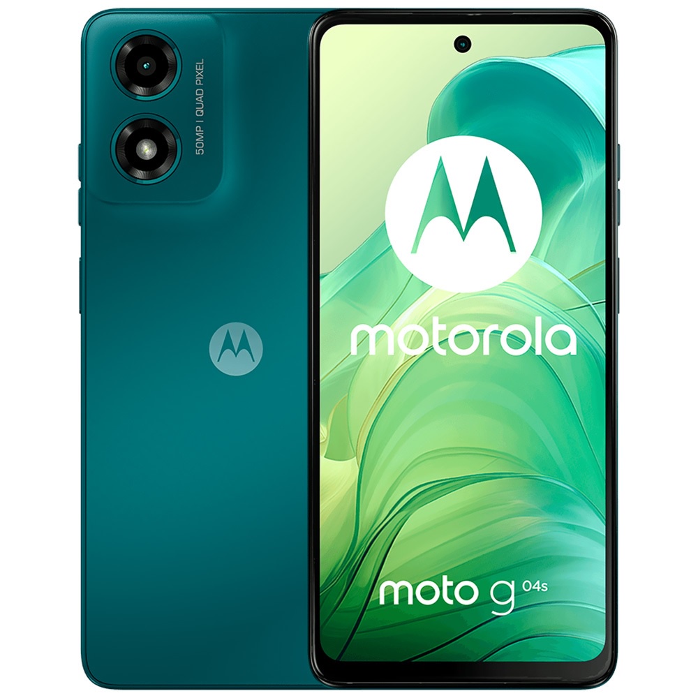 Motorola スマートフォン グリーン Smartphone Motorola G04S XT2421 4gb 256gb Tela 6,56