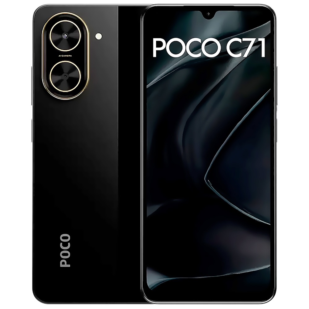 POCO C71 スマートフォン　　新品　未開封　ブラック Smartphone Xiaomi Poco C71 4gb 128gb 6,88