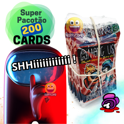 200 Cards ROBLOX = 50 pacotinhos