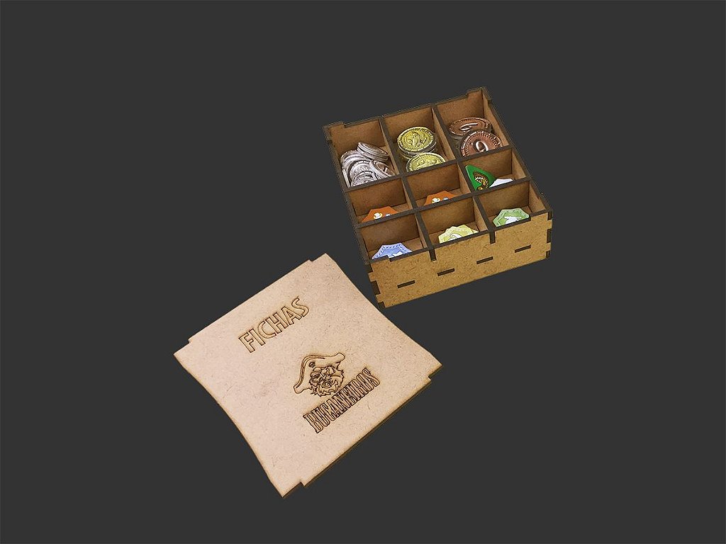 Organizador (SOFT INSERT PARANÁ) para 7 Wonders Duel (UPGRADE KIT
