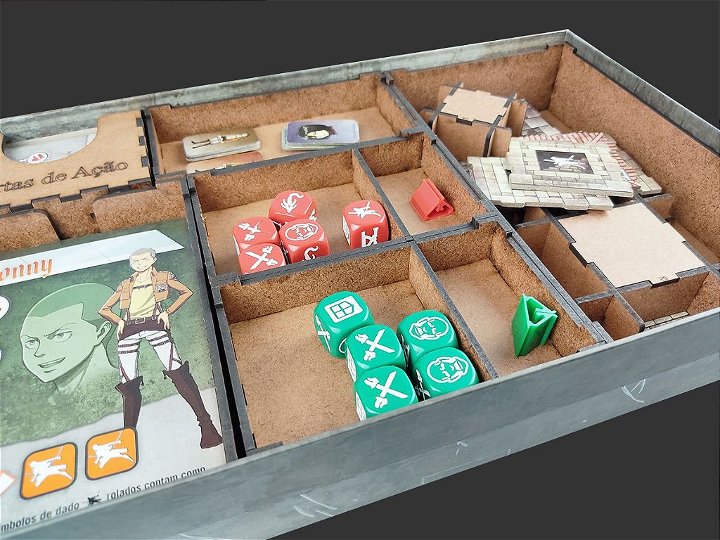 Organizador (SOFT INSERT PARANÁ) para Attack on Titans: A Última