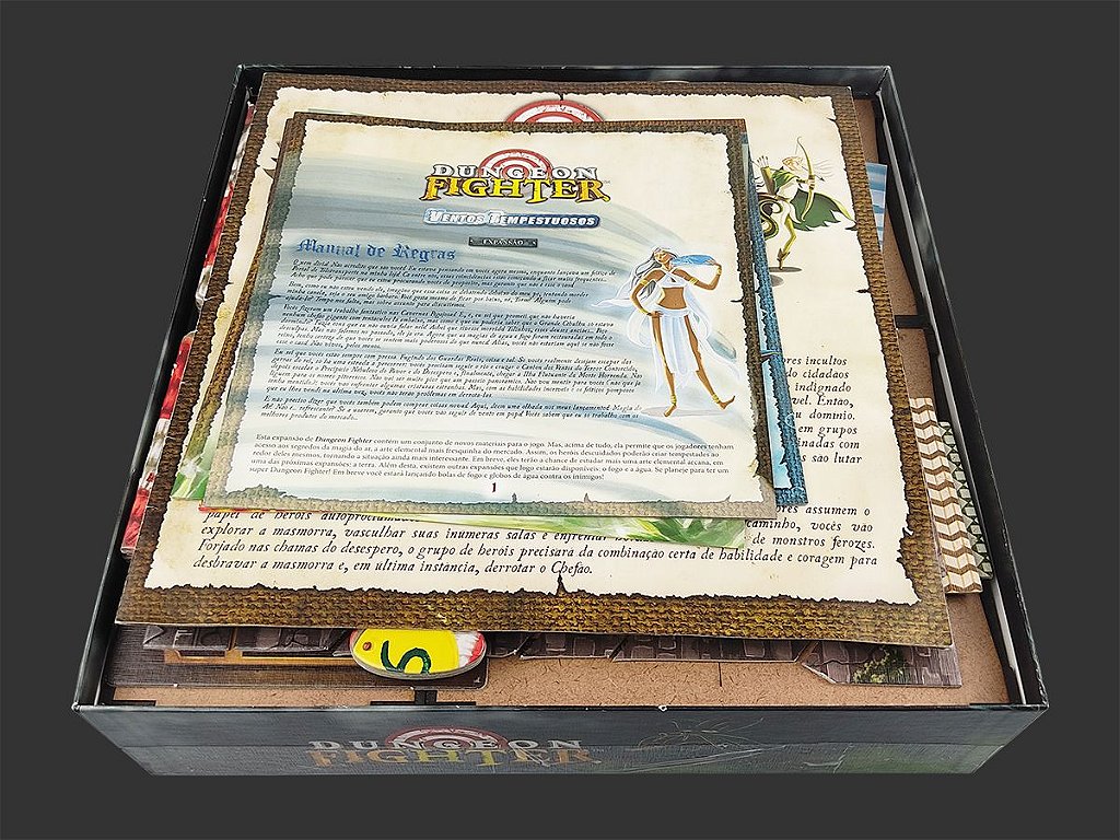 Organizador (SOFT INSERT PARANÁ) para Dungeon Fighter + Expansões