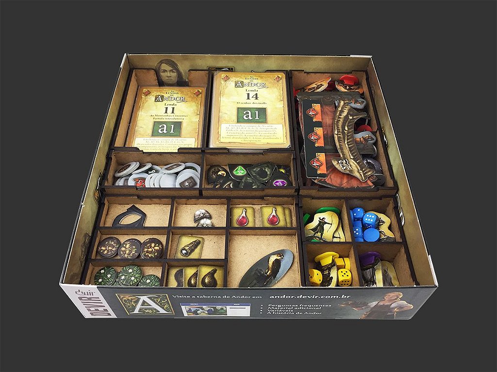 Organizador (SOFT INSERT PARANÁ) para Lendas de Andor - A Última