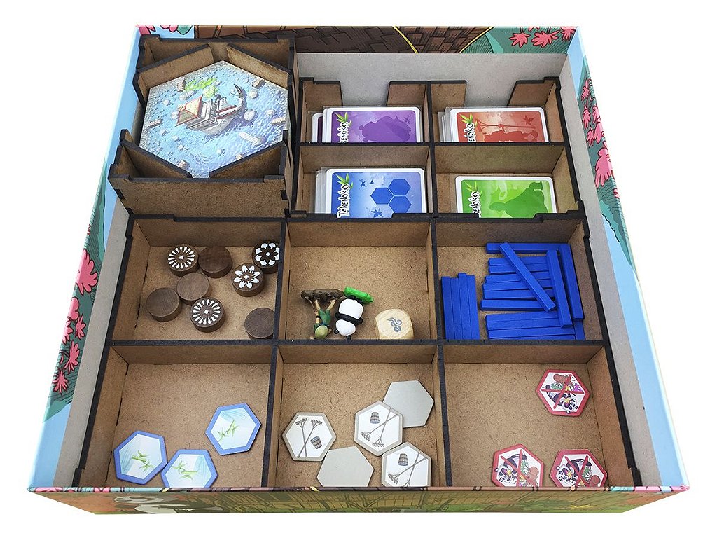Organizador (SOFT INSERT PARANÁ) para Takenoko - Bucaneiros Jogos