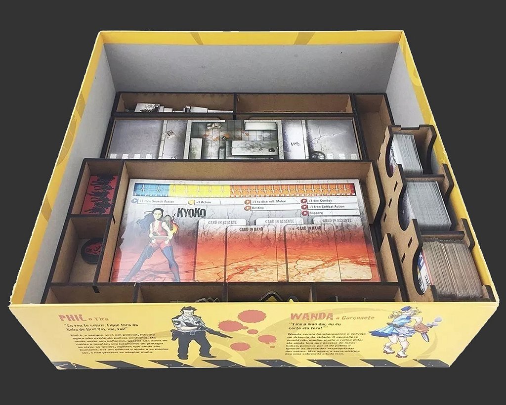 Organizador (SOFT INSERT PARANÁ) para Zombicide - Bucaneiros Jogos