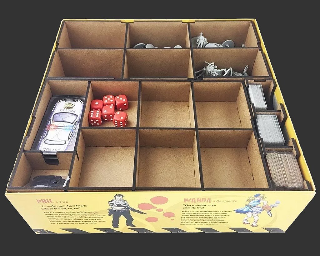 Organizador (SOFT INSERT PARANÁ) para Zombicide - Bucaneiros Jogos