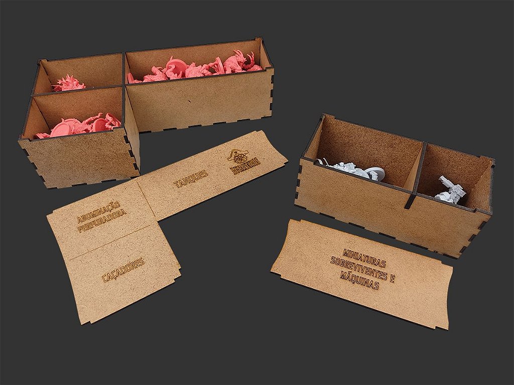Organizador (SOFT INSERT PARANÁ) para Zombicide Dark Side