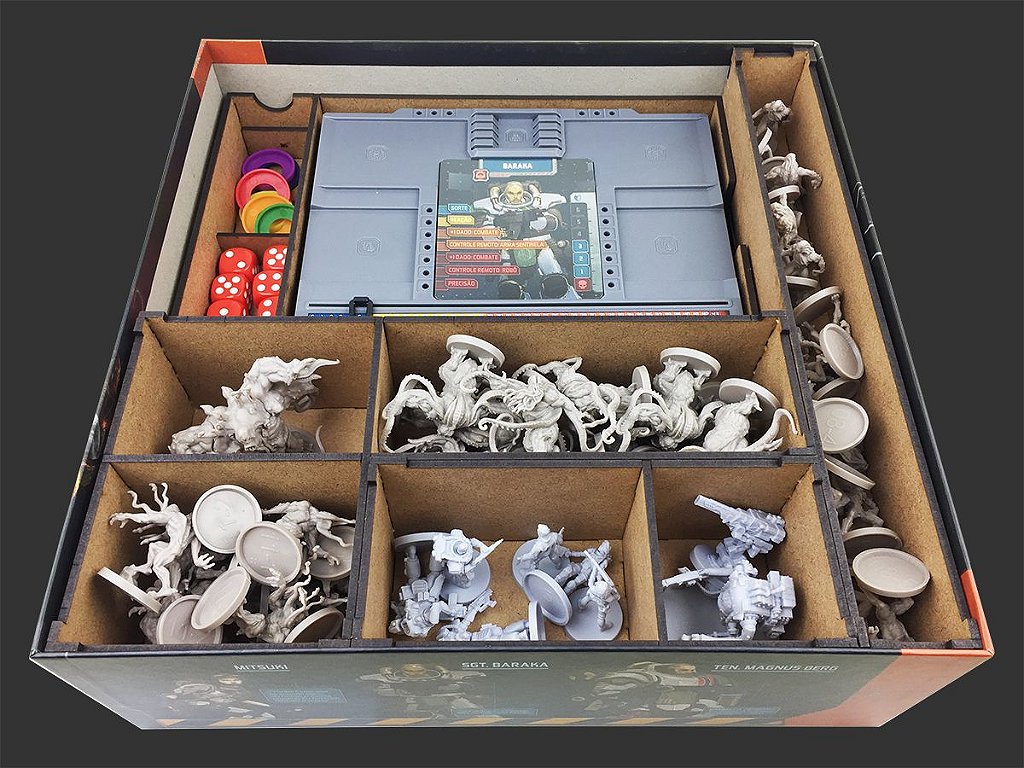 Organizador (SOFT INSERT PARANÁ) para Zombicide Invader