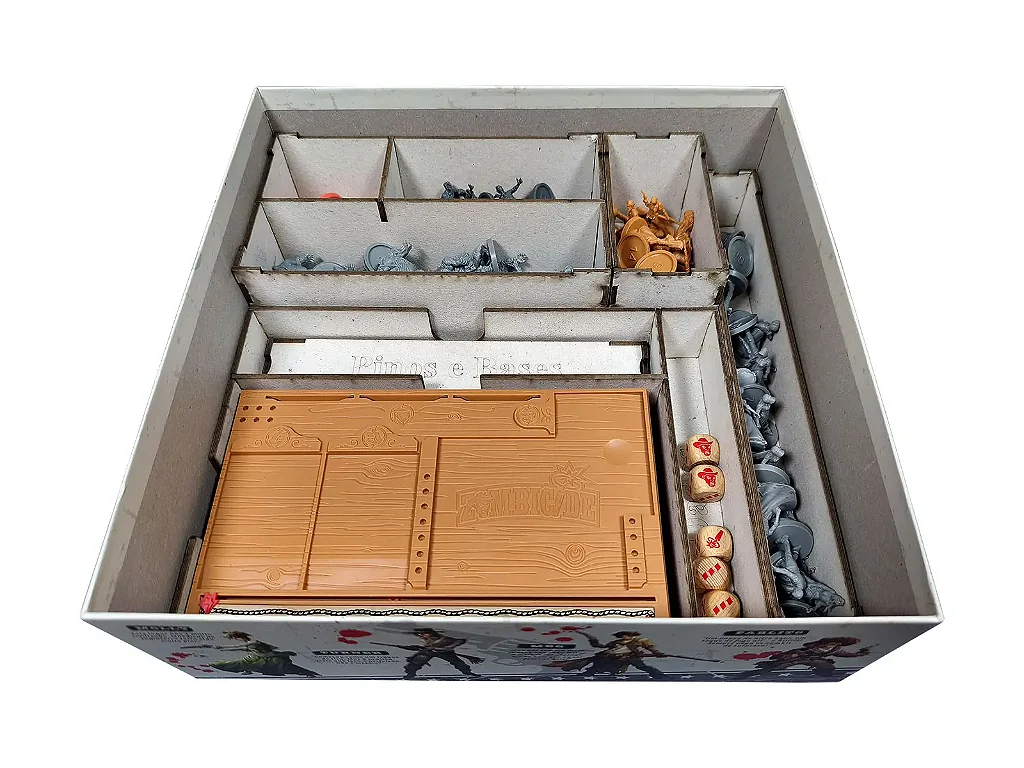 Organizador (SOFT INSERT PARANÁ) para Zombicide: Undead or Alive